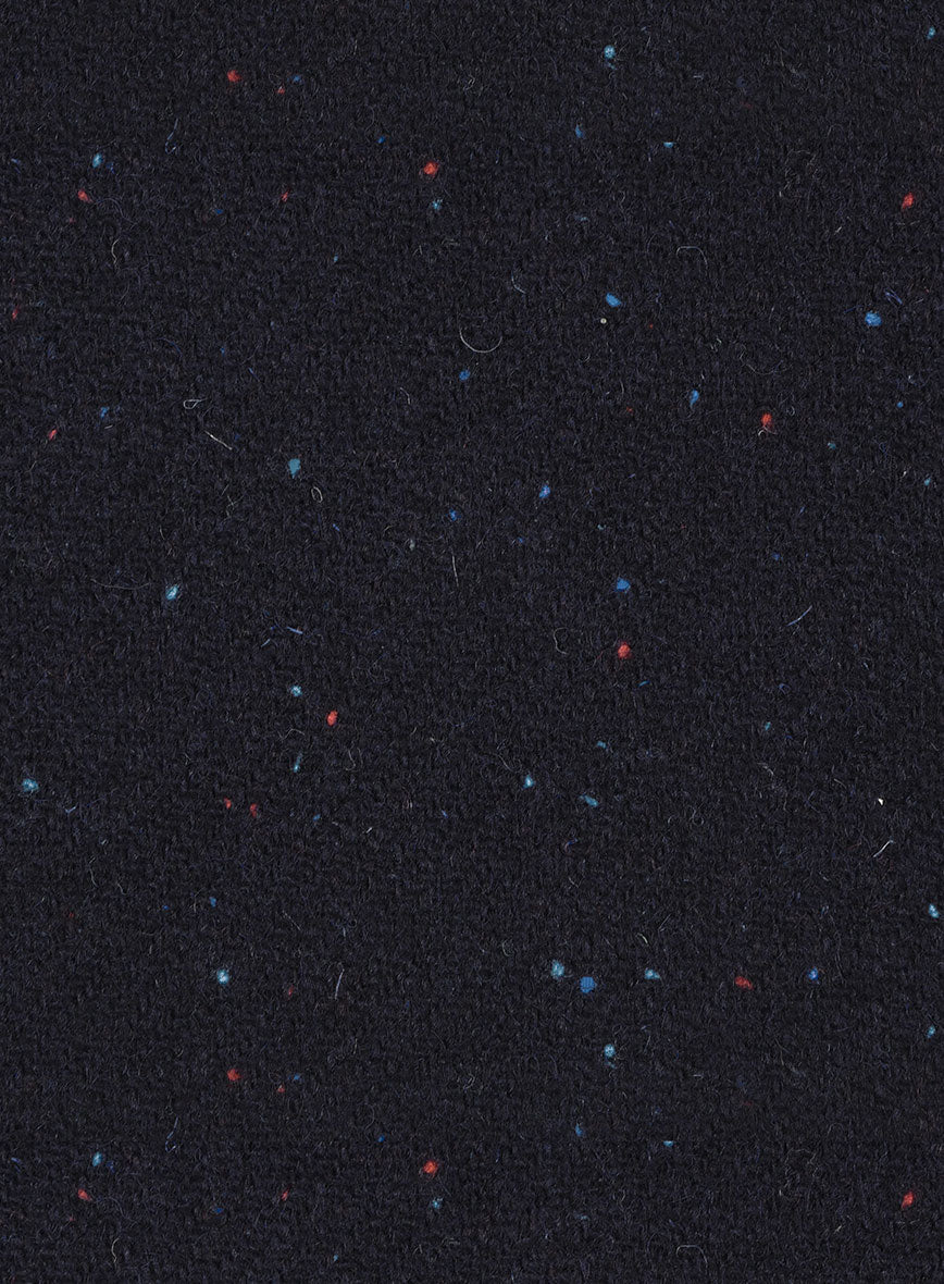 Harris Tweed Navy Speckled Jacket - StudioSuits