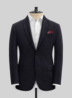 Harris Tweed Navy Speckled Jacket - StudioSuits