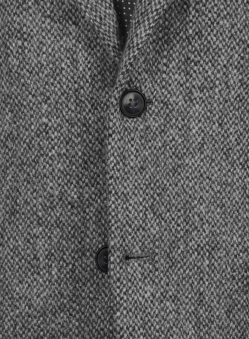 Harris Tweed Barley Gray Jacket – StudioSuits
