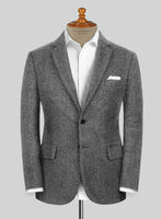 Harris Tweed Barley Gray Jacket - StudioSuits