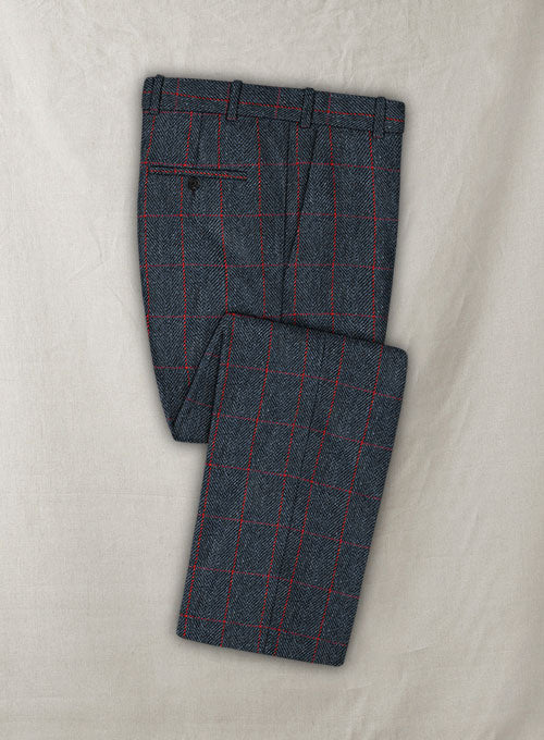 Harris Tweed Blue Checks Suit - StudioSuits