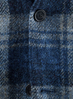 Harris Tweed Blue Tartan Jacket - StudioSuits