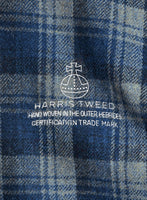 Harris Tweed Blue Tartan Pants - StudioSuits