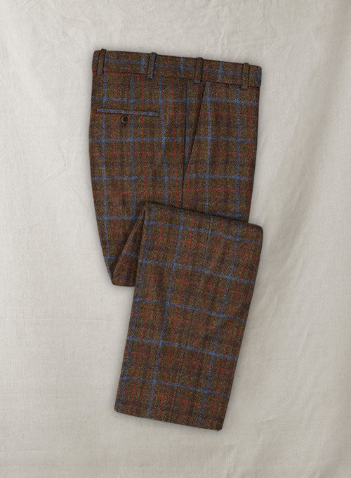 Harris Tweed Brown Checks Suit - StudioSuits