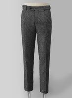 Harris Tweed Charcoal Chevron Suit - StudioSuits