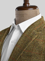 Harris Tweed Country Brown Check Jacket - StudioSuits