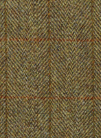 Harris Tweed Country Brown Check Jacket - StudioSuits