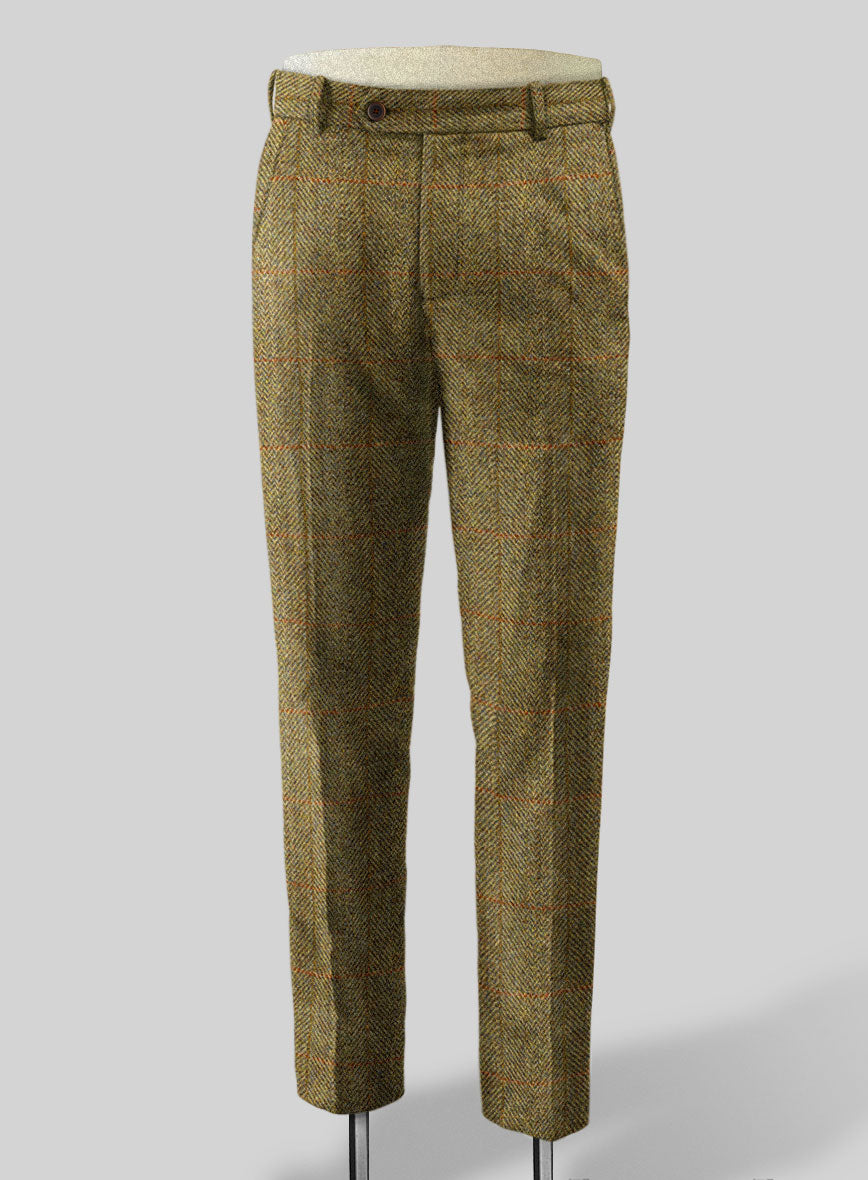 Harris Tweed Country Brown Check Suit - StudioSuits