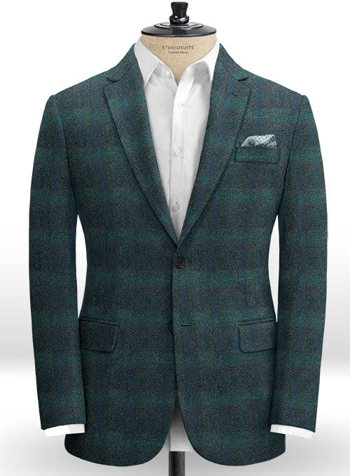Harris Tweed Glen Green Suit - StudioSuits