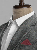 Harris Tweed Gray Speckled Jacket - StudioSuits