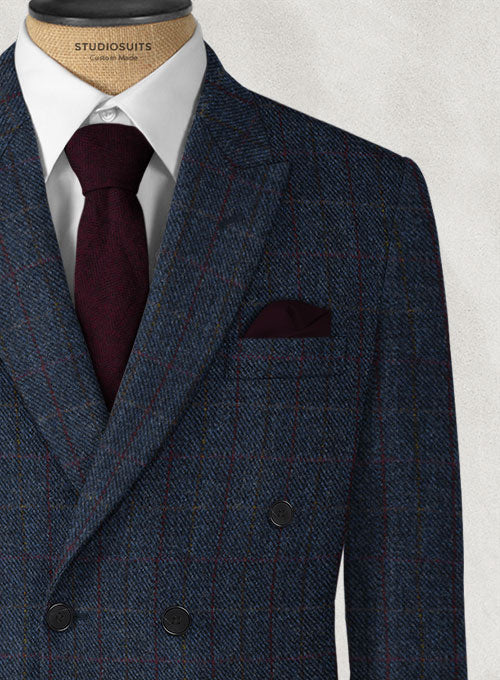 Harris Tweed King Blue Jacket - StudioSuits