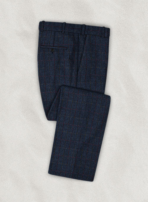Harris Tweed King Blue Suit - StudioSuits