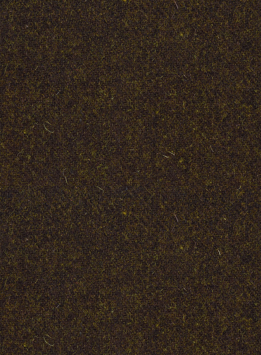 Harris Tweed Melange Dark Brown Jacket - StudioSuits