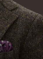 Harris Tweed Melange Brown Jacket - StudioSuits