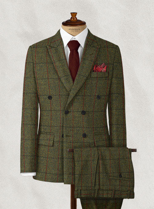 Harris Tweed Seaforth Green Suit - StudioSuits