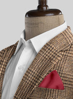Harris Tweed Tan Glen Jacket - StudioSuits