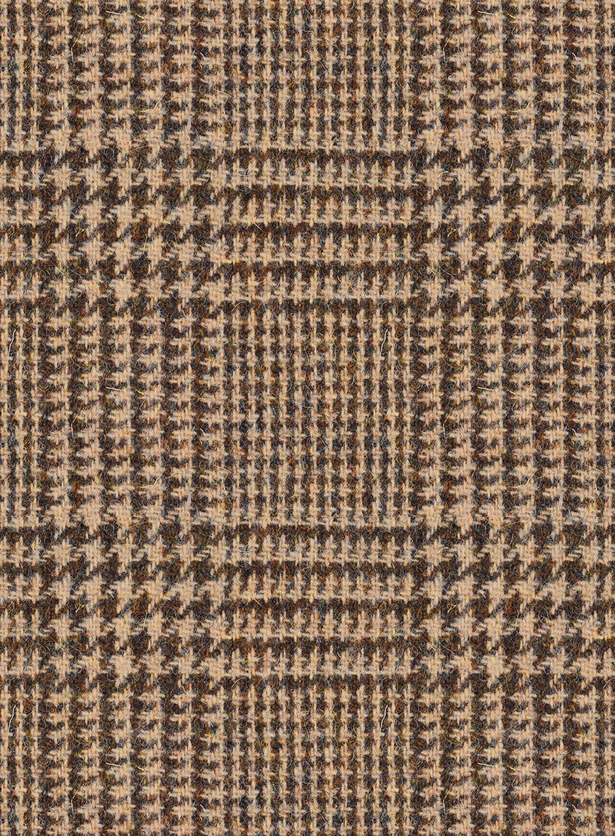 Harris Tweed Tan Glen Jacket - StudioSuits