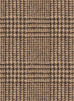 Harris Tweed Tan Glen Jacket - StudioSuits