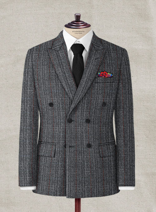Harris Tweed Welsh Gray Jacket – StudioSuits