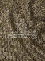 Harris Tweed Hebridean Brown Herringbone Pants - StudioSuits