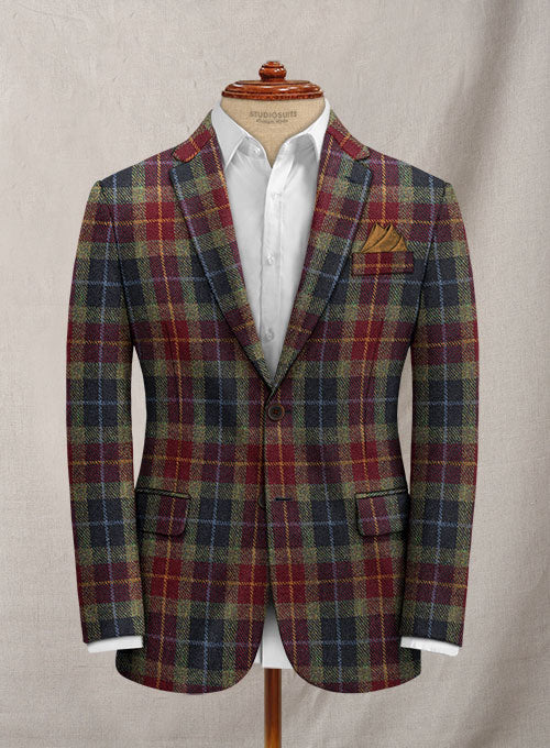 Harris Tweed Oscar Tartan Jacket - StudioSuits