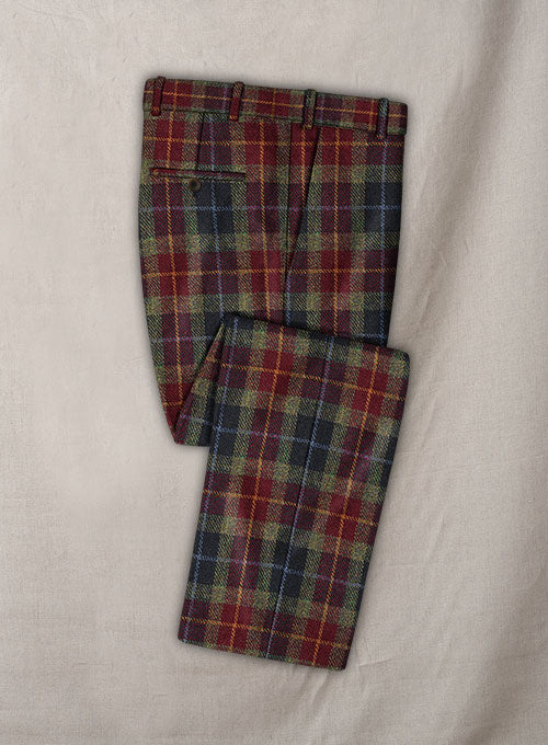 Harris Tweed Oscar Tartan Pants - StudioSuits