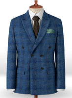 Harris Tweed Scot Blue Suit - StudioSuits