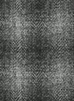Harris Tweed Scot Gray Pea Coat - StudioSuits