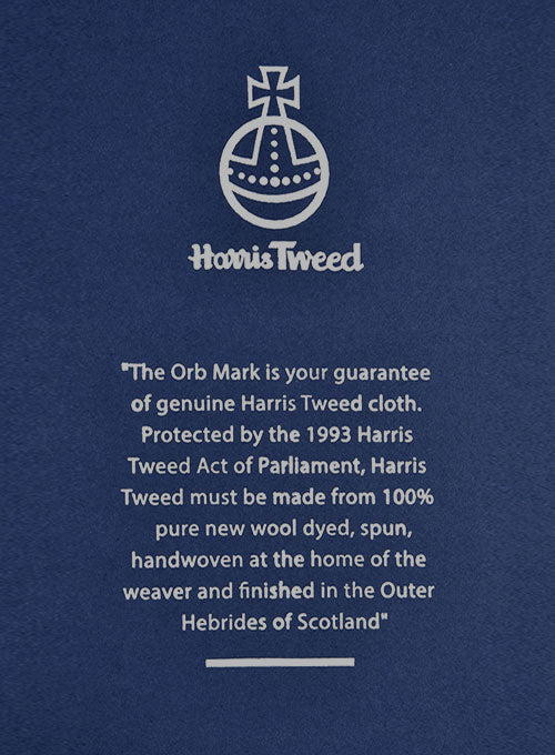Harris Tweed Royal Charcoal Jacket - StudioSuits