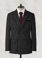 Harris Tweed Royal Charcoal Jacket - StudioSuits