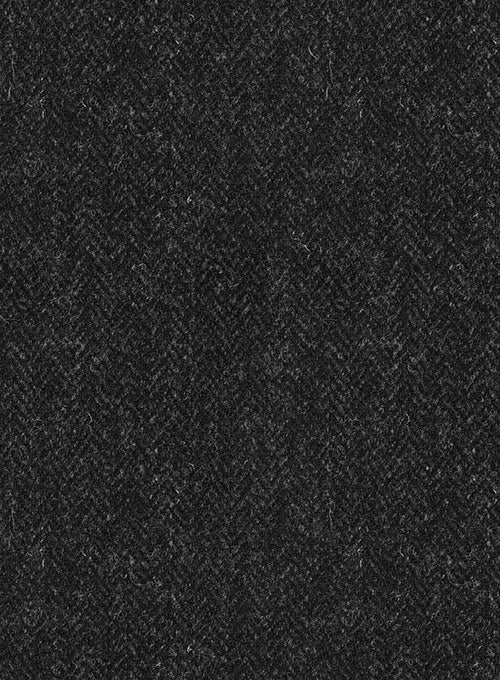 Harris Tweed Royal Charcoal Suit - StudioSuits