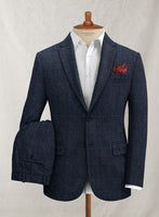 Harris Tweed King Blue Suit - StudioSuits