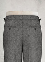 Harris Tweed Barley Gray Highland Trousers - StudioSuits