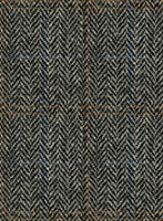 Harris Tweed Country Gray Pea Coat - StudioSuits