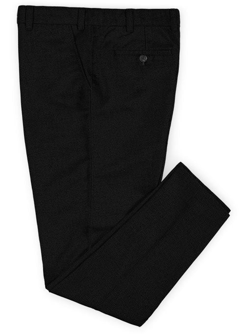 Washed Heavy Black Chinos - StudioSuits