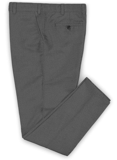 Washed Heavy Gray Chinos - StudioSuits