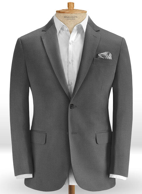 Heavy Gray Chino Suit - StudioSuits