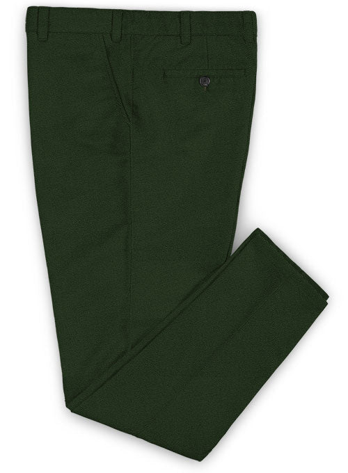 Washed Heavy Olive Chinos - StudioSuits