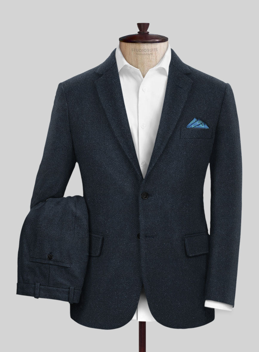 Highlander Blue Tweed Suit - StudioSuits
