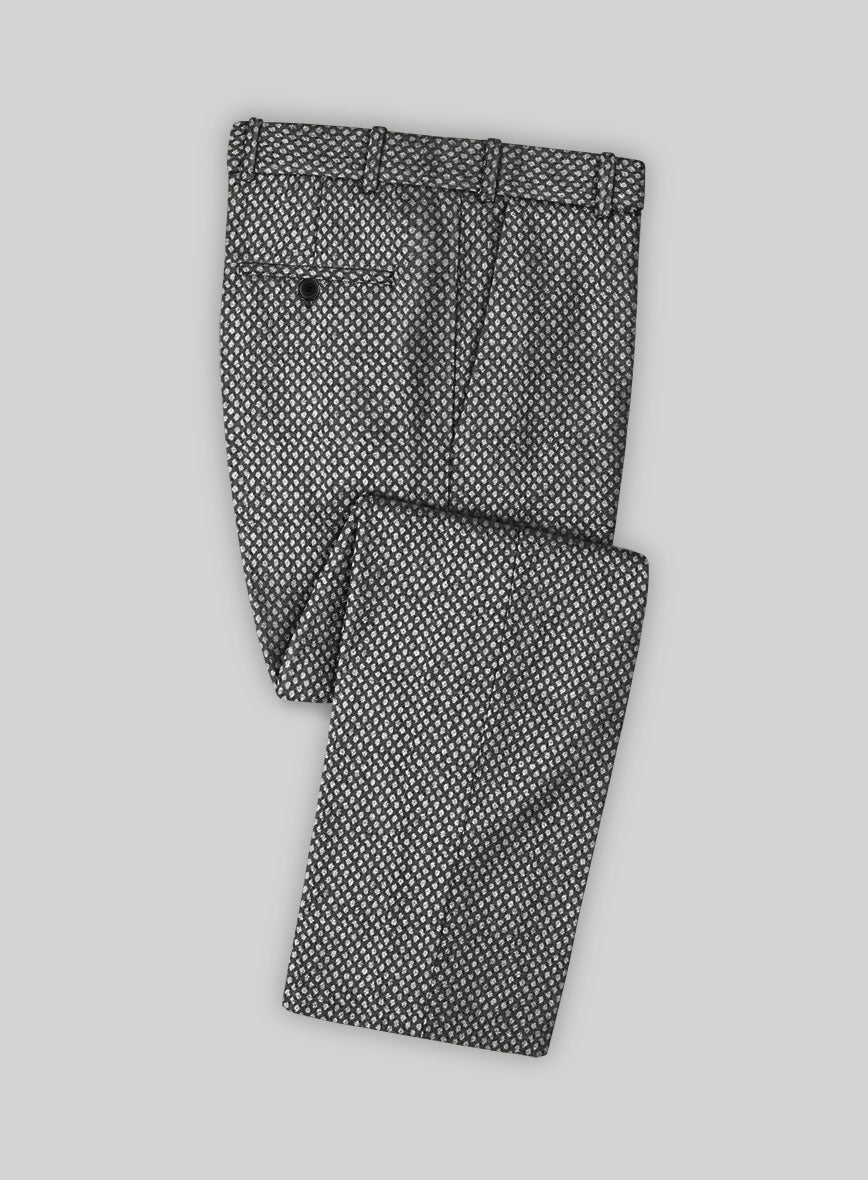 Highlander Heavy Honeycomb Gray Tweed Suit - StudioSuits