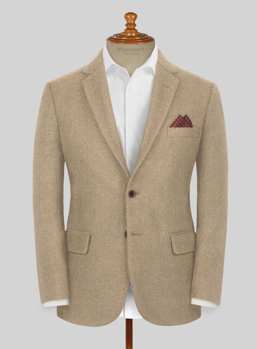 Highlander Beige Tweed Suit - StudioSuits