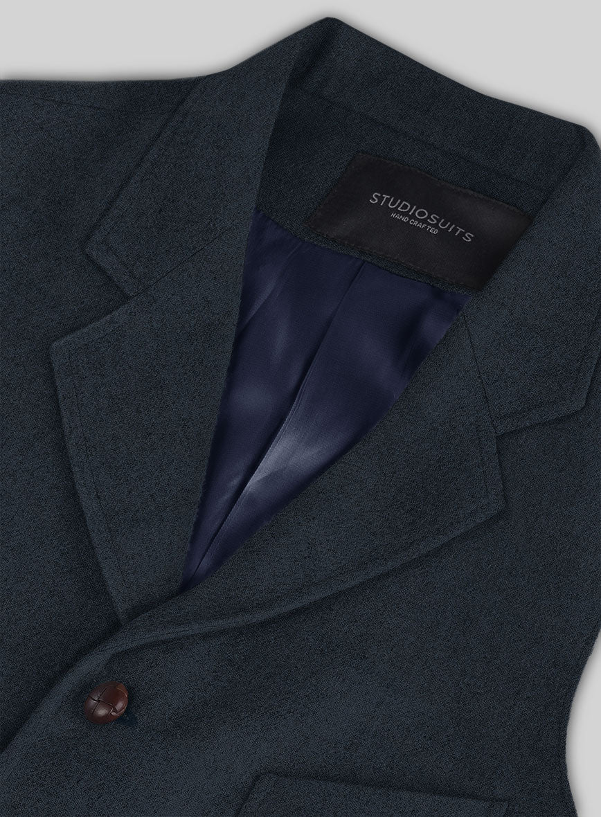 Highlander Blue Tweed Hunting Vest - StudioSuits
