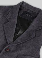 Highlander Charcoal Tweed Hunting Vest - StudioSuits