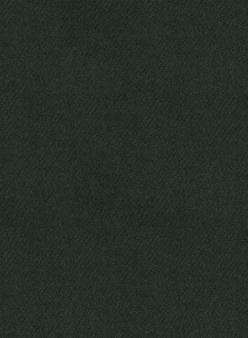 Highlander Dark Green Tweed Pea Coat - StudioSuits