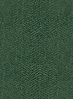 Highlander Heavy Green Herringbone Tweed Pants - StudioSuits