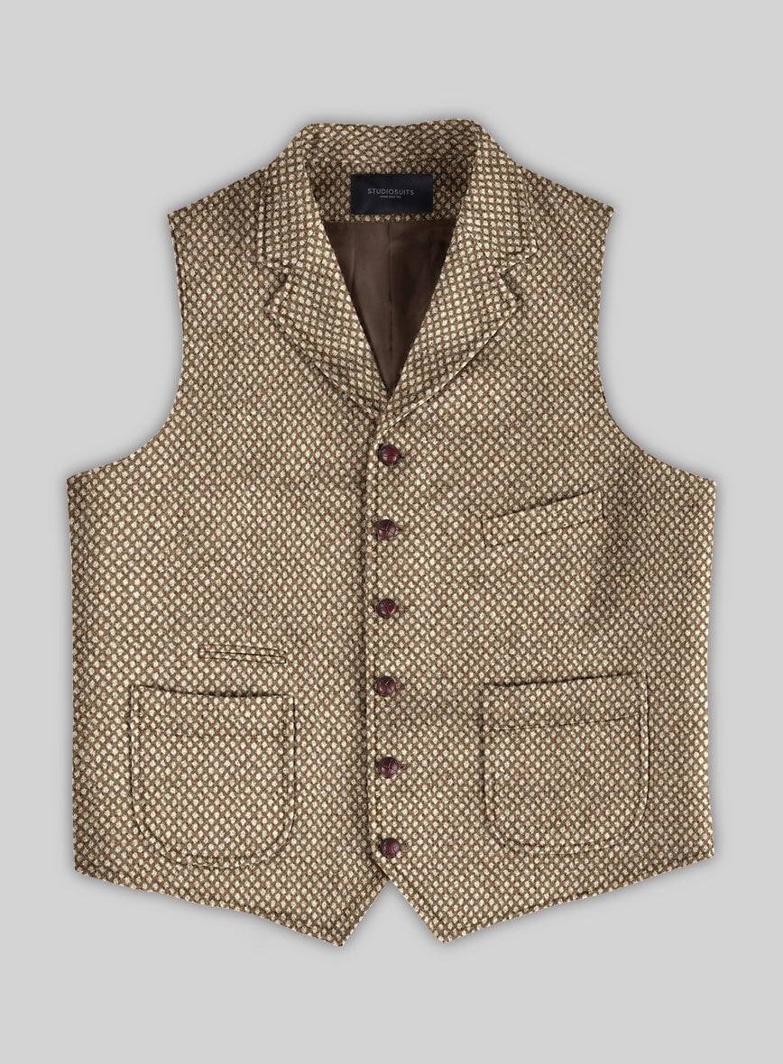 Highlander Heavy Honeycomb Brown Tweed Hunting Vest – StudioSuits