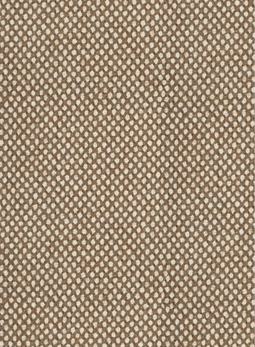 Highlander Heavy Honeycomb Brown Tweed GQ Overcoat - StudioSuits