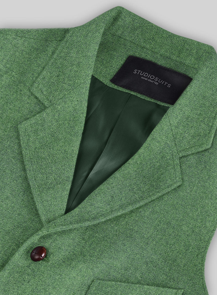 Highlander Heavy Paris Green Tweed Hunting Vest - StudioSuits