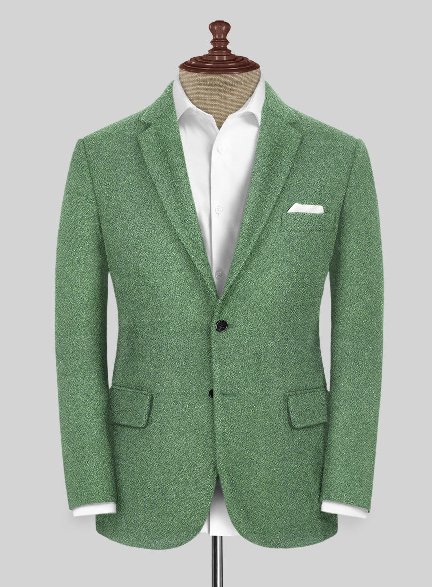 Highlander Heavy Paris Green Tweed Jacket - StudioSuits