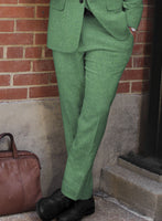 Highlander Heavy Paris Green Tweed Pants - StudioSuits